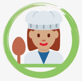 Healthy Meal Chef Logo - Emoji Cocinera Whatsapp