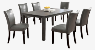6 Seater Rectangular Dining Table Set With Uphol - Dining Room