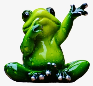 Frog, Figure, Wave, Funny, Cute, Animal, Fun, Sweet - Frog Goodbye