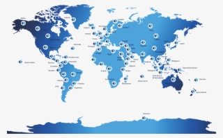 World Distribution Map - World Map Contacts