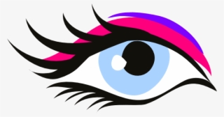Free Png Download Eye Lash Vector Art Png Images Background - Eye With Lashes Clipart