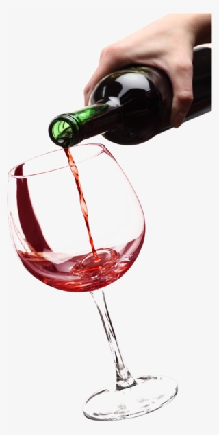 Pouring Sticker - Pouring Wine Transparent Background