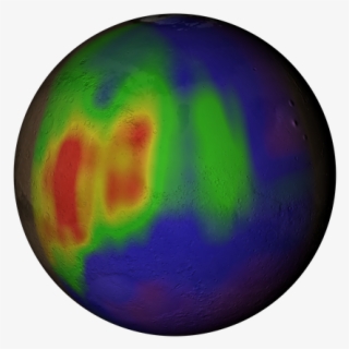 Image Of Mars Methane - Circle