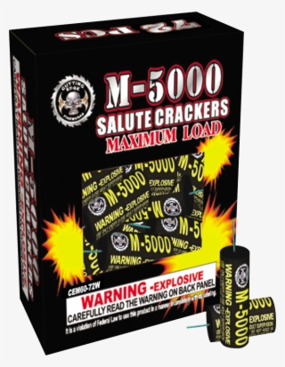 Maxpop, M-5000 Header Bomb , 72 Count - M 5000 Firecracker