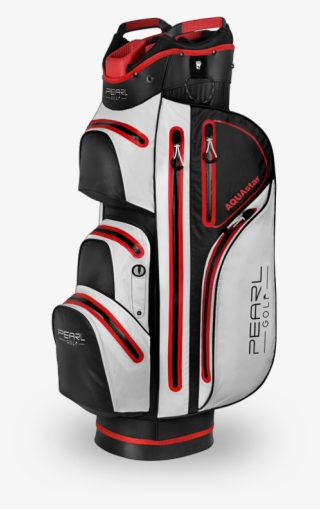 Aquastar Cart Bag Black Red - Golf Bag