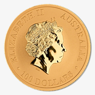 1 Oz Gold Australian Kangaroo Nugget - Coin