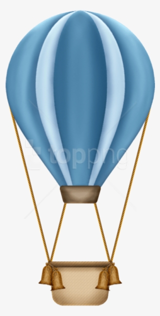 Free Png Download Airship Png Images Background Png - Baby Blue Hot Air Balloon Clip Art