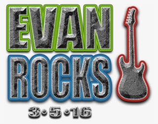 Guitar Logo, Party Logo, Rolling Bar, Bar Mitzvah Invitations, - Bass Guitar