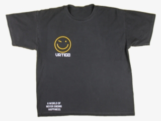 "ecstasy" Black Wash T-shirt - Active Shirt