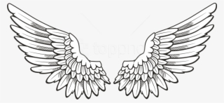 Free Png Download White Wings Clipart Png Photo Png - Angel Wings Drawing