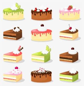 Ice Cream Cupcake Birthday Cake Chocolate Cake - Fruit Cake Clip Art