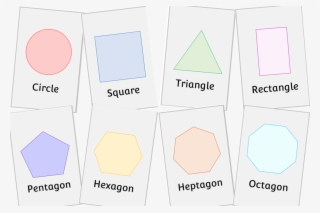 2d Shapes Snap Card Game/ Flashcards Transparent PNG - 1000x667 - Free ...