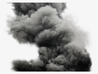 Smoke Effect Clipart Burst - Black Smoke Bomb Png