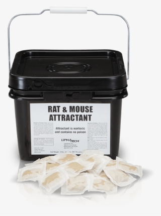 Spc Product Ratmouseattract 8lb Pail With Bait - Fish