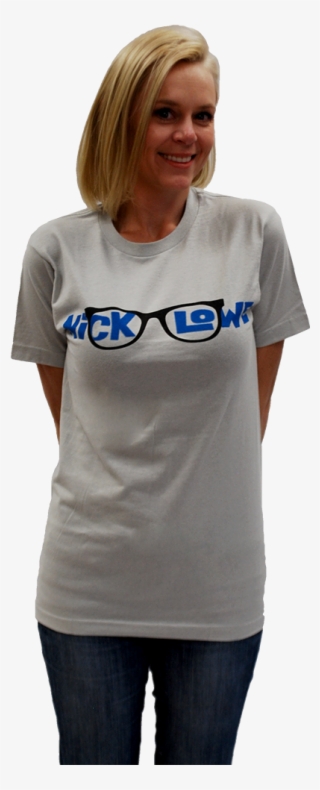 Nick Lowe "glasses" T-shirt - Blond