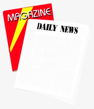 Paper Clipart Magazine - Magazine And Newspaper Png