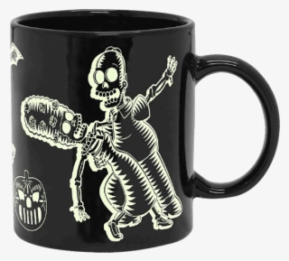Halloween Skeletons Glow In The Dark Mug - Coffee Cup