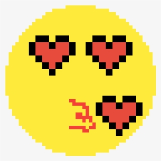 Pixilart Kissy Emoji By Anonymous - Smiley