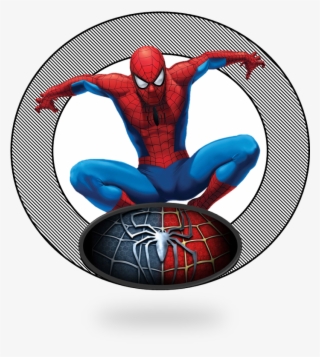 9794684 Orig Spiderman Theme, Superhero Party, Man - Spiderman Cake Topper Printables
