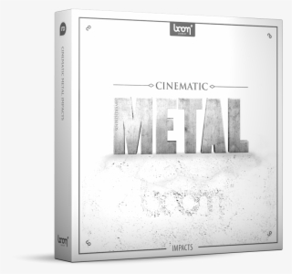 Cinematic Metal Sound Effects Library Product Box - Monochrome