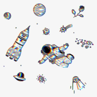 Glitch Tumblr Aesthetic Space Galaxy - Aesthetic Galaxy