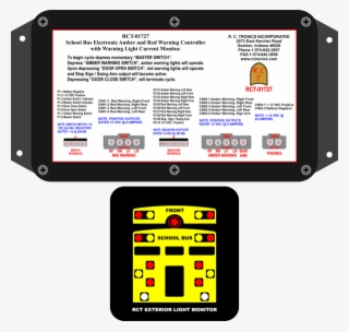 Rct 01727 00000 School Bus Amber Red Warning Control - School Bus Warning Lights
