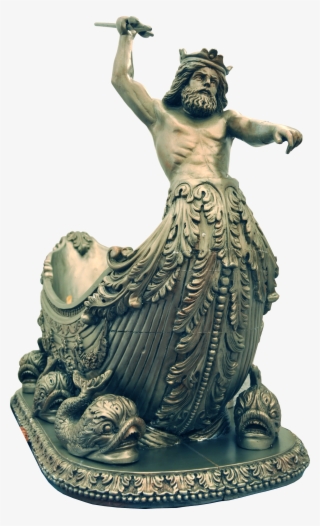 Statue Figurine King Poseidon - Neptuno Poseidon Png