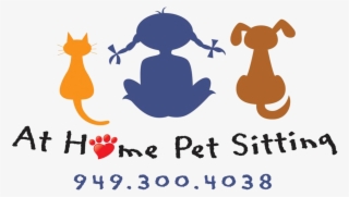 At Home Pet Sitting - Little Girl Silhouette