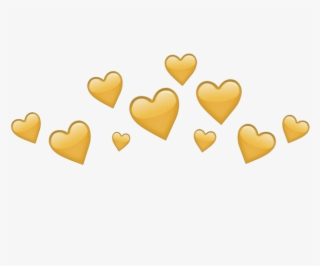 Heart Heartcrown Crown Emoji Yellow Cute Fly Gachaverse - Heart
