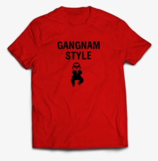 Тениска С Щампа Gangnam Style - Active Shirt