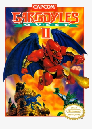 The Video Game Art Archive The Cover Artwork For The - Gargoyles Quest 2