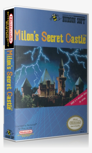 Nes Milon's Secret Castle Retail Game Cover To Fit - Milon's Secret Castle Nes Box Art