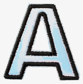 5" letter patches - triangle