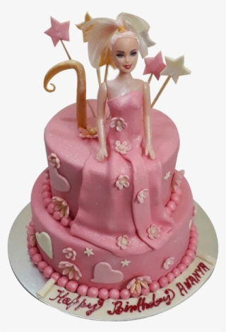 Order For Princess Barbie Doll - Princess Birthday Cake Png