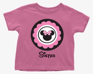 Minnie Mouse Inspired Sister Toddler T- Shirt - T-shirt