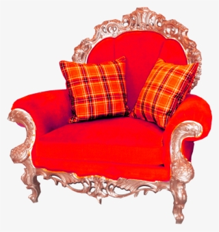 Red Armchair Png Image - Chair