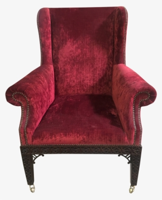 Viyet Red And Pink Baker Chair - Club Chair