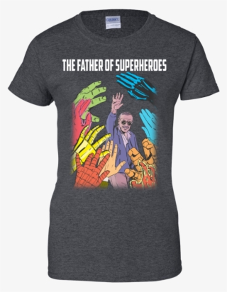 Stan Lee Stanley The Father Of Superheroes Waving Hands - Shirt