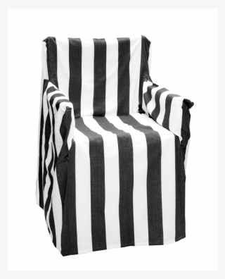 Black And White - Chair Cover Black