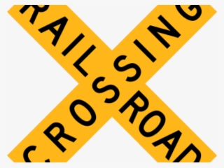 Sign Clipart Train - Railroad Crossing Sign