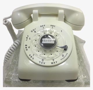 Ivory 1961 Western Electric Rotary Dial Telephone - Transparent Rotary Phone Png