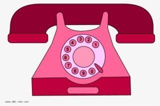Telephone Clipart Rotary Dial Phone - Home Phone Clipart