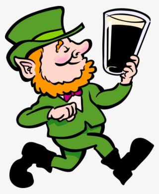 Vector Illustration Of St Patrick's Day Irish Leprechaun - St Patricks Day Running