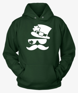 Shamrock Leprechaun Hat Beard Funny Irish St Patricks - Sweatshirt