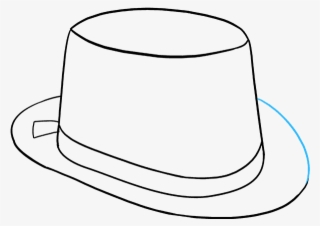 How To Draw Top Hat - Line Art