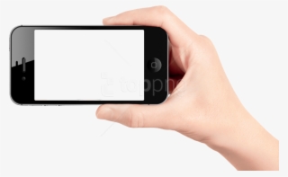 Free Png Mobile Phone With Touch Png Images Transparent - Hand Phone Png