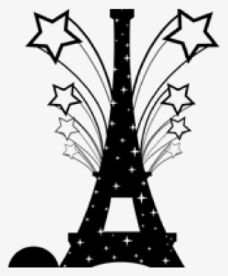 Drawn Eiffel Tower Transparent - Stickers Tour Eiffel