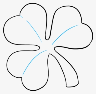 How To Draw A Really Easy Tutorial - Shamrock Drawing
