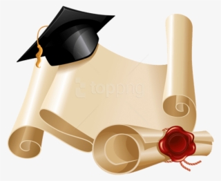 Free Png Diploma And Graduation Hatpicture Png Images - Graduation Card Vector Design