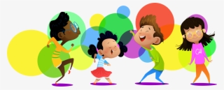 Sponsored Events - Children Dancing Cartoon
